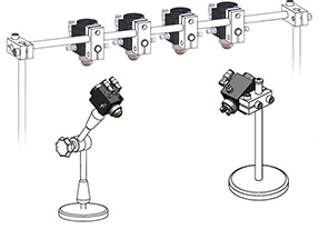 low volume nozzle mounting solutions