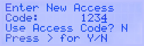 SPR-2000 access code
