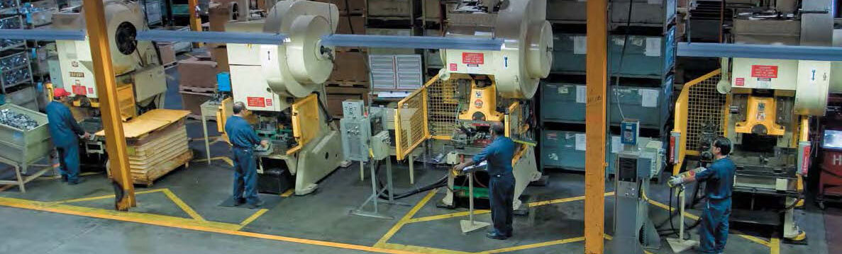Stamping machines at Clover Tool