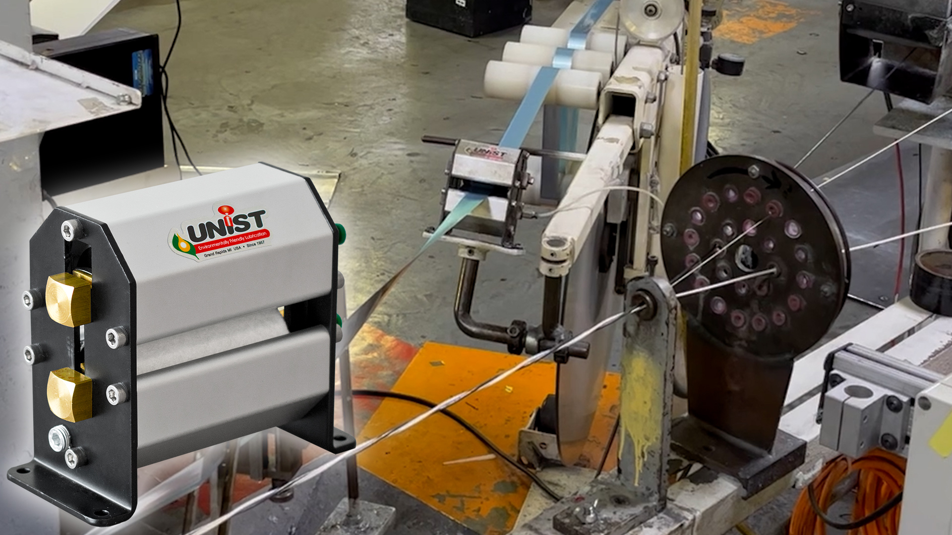 Unist Wire Armouring Lubrication video